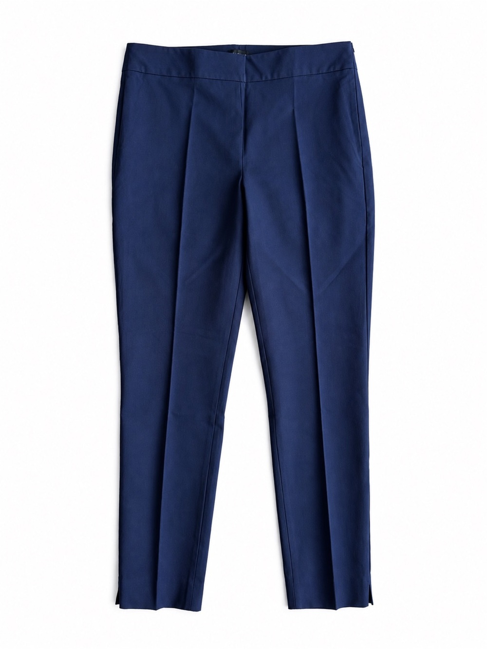 Talbots Chatham Ankle Pants Stretch Office Navy Size 10
